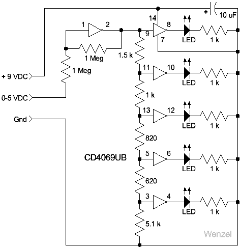 led bar graph circuit